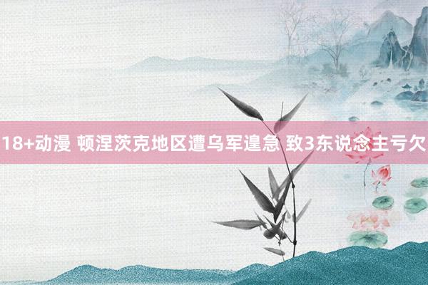 18+动漫 顿涅茨克地区遭乌军遑急 致3东说念主亏欠