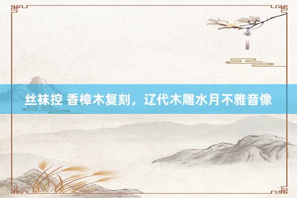 丝袜控 香樟木复刻，辽代木雕水月不雅音像