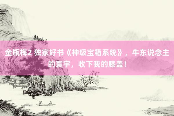 金瓶梅2 独家好书《神级宝箱系统》，牛东说念主的寰宇，收下我的膝盖！