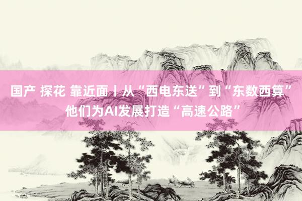 国产 探花 靠近面丨从“西电东送”到“东数西算” 他们为AI发展打造“高速公路”