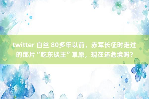 twitter 白丝 80多年以前，赤军长征时走过的那片“吃东谈主”草原，现在还危境吗？
