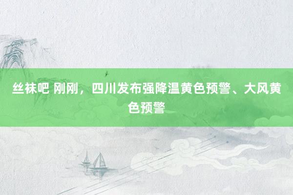 丝袜吧 刚刚，四川发布强降温黄色预警、大风黄色预警