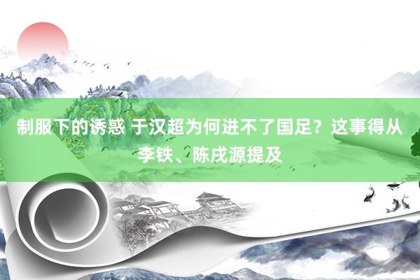制服下的诱惑 于汉超为何进不了国足？这事得从李铁、陈戌源提及