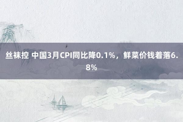丝袜控 中国3月CPI同比降0.1%，鲜菜价钱着落6.8%