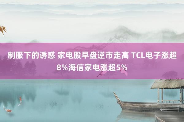 制服下的诱惑 家电股早盘逆市走高 TCL电子涨超8%海信家电涨超5%