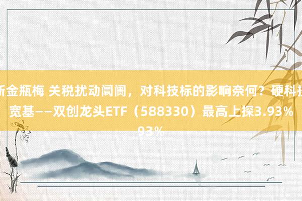 新金瓶梅 关税扰动阛阓，对科技标的影响奈何？硬科技宽基——双创龙头ETF（588330）最高上探3.93%