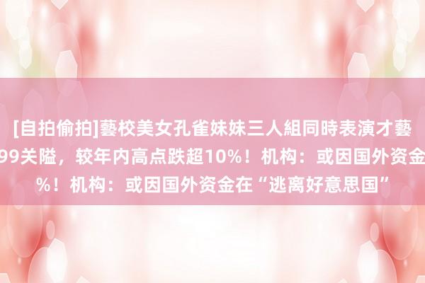 [自拍偷拍]藝校美女孔雀妹妹三人組同時表演才藝 好意思元指数跌破99关隘，较年内高点跌超10%！机构：或因国外资金在“逃离好意思国”
