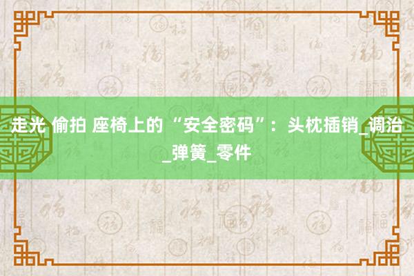 走光 偷拍 座椅上的 “安全密码”：头枕插销_调治_弹簧_零件